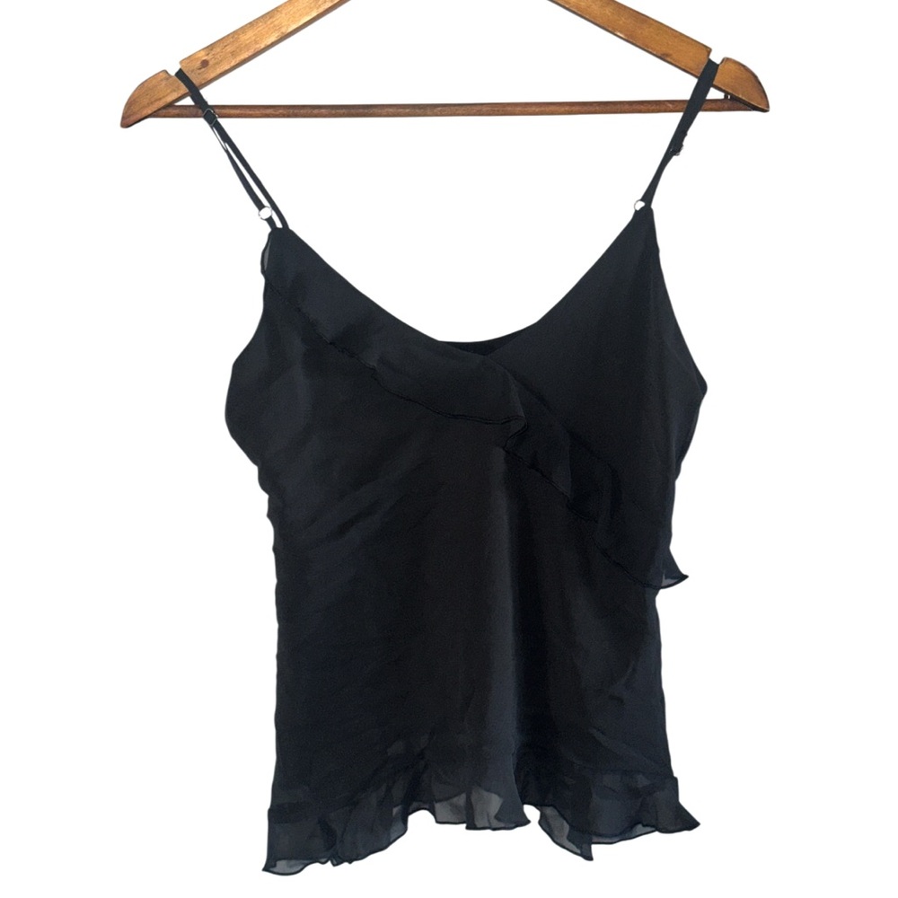 Abound Black Ruffled Camisole